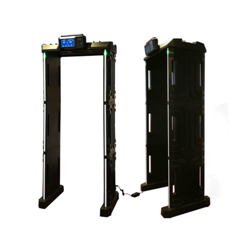 Portable 24 Zones Archway Metal Detector Adjustable Sensitivity , 100 Working Bands