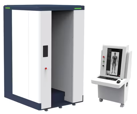 Tek Görüşlü Güvenlik Vücut Tarayıcı X Işını İnsan Güvenlik Tarama Sistemi 850W 127/220VAC